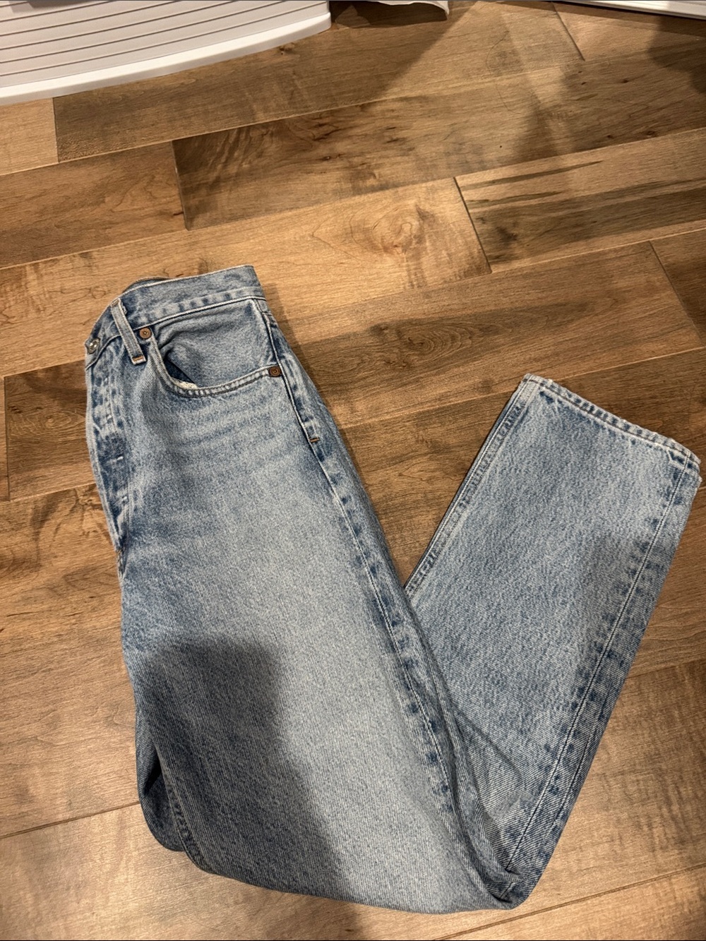 Agolde Riley Straight-Leg High-Rise Jeans